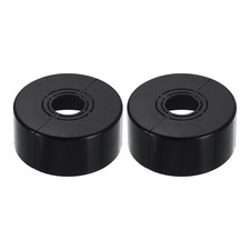 2Pcs Wall Split Flanges, 1.18" Thick Cuttable Escutcheon Plate, Black