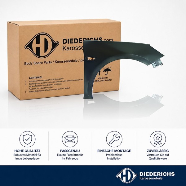 KotflÜGel Rechts Diederichs 1808006 FÜR Opel Fender SeitenflÜGel-image