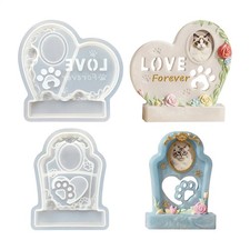 Dog Memorial Tombstone Mold Plaster Concrete ...