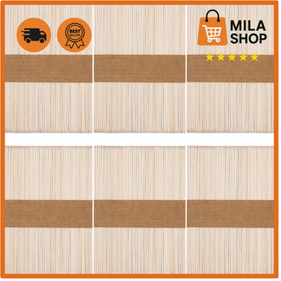 Holzstiele Bastelstaebchen 300 Stueck 114 mm 9 mm 2 mm Bastel Schule Pop Eis Set