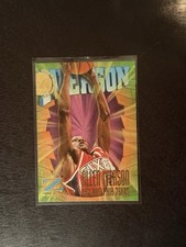 1996-97 Skybox Z-Force Allen Iverson #151 Rookie Card HOF Philadelphia 76ers. rookie card picture