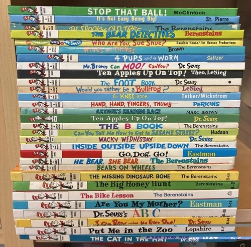 Lot Of 30 Dr Seuss Beginner & Bright And Early Hardcover Books