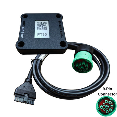 PT30 ELD Device + J1939 Green 9-Pin Cable Bundle   Freightliner FMCSA Compliant