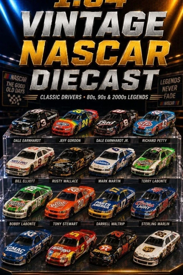 Nascar Live Show 1:64 Scale Diecast Cars