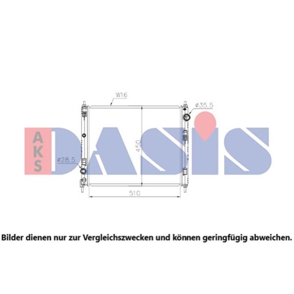 AKS Dasis KüHler WasserküHler Passend FüR Nissan Juke Pulsar SchräGheck F15 C13-image