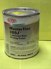 DUPONT MASTER TINT 869J CABERNET RED New Old Stock
