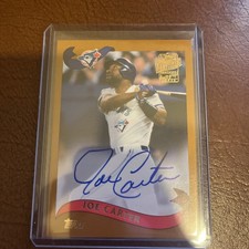 2021 Topps Archives - Fan Favorite Autographs 2002 Topps Joe Carter #FFA-JC (AU)