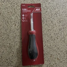 Ace 6 All In 1 Comfort Grip Screwdriver #2037194