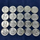 (20)  1963 | Franklin Half Dollars | 90% SILVER | LOT Z-4