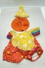 Vintage Cabbage Patch Kids Clown Outfit 3-Piece Set Doll Clothes Romper Hat