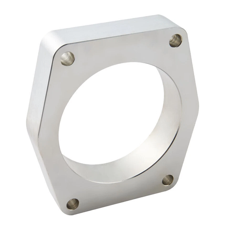 ESPACIADOR CUERPO ACELERADOR FORD MUSTANG 87MM 5.0 5.2 GT350 MACH 1 SHELBY 2015-2021 Foto 4 de 4