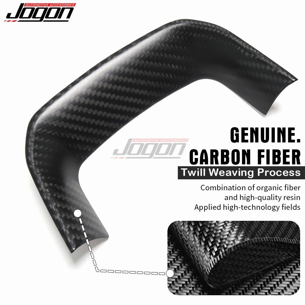 Matte Carbon Steering Wheel U Bezel Trim For Ram 1500 TRX Rebel Off-Road 2019-23 - Picture 6 of 10