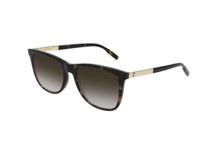 Sunglasses Montblanc Authentic MB0017S Havana Gradient 007 889652229102 |  eBay