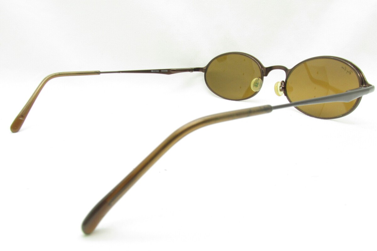 RAY-BAN RB 3103 W3096 ROUND SPORTS WRAP SUNGLASSES ITALY 50