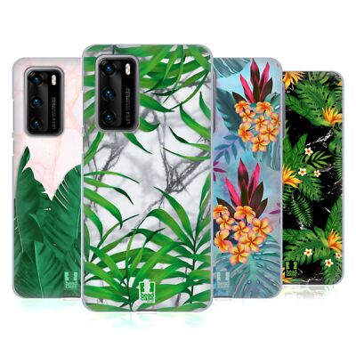 HEAD CASE DESIGNS TROPICAL MARBLE PRINTS SOFT GEL CASE FOR HUAWEI PHONES 4