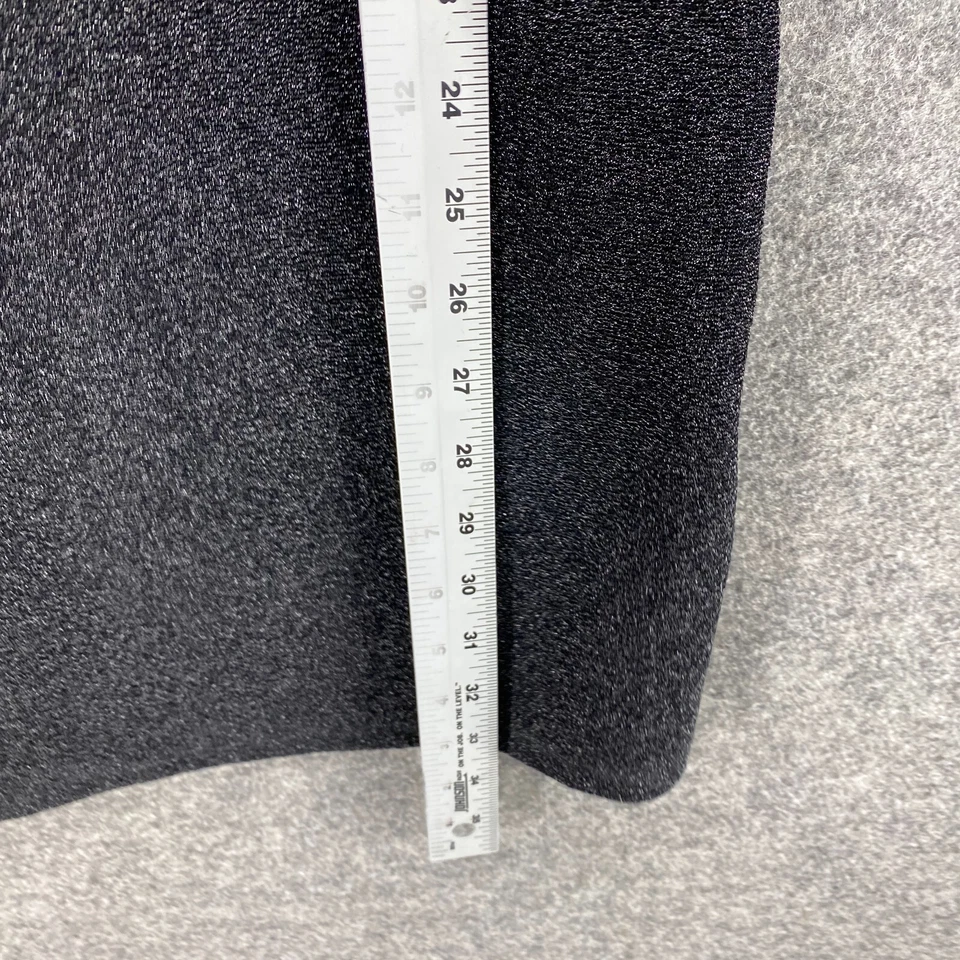 Vestido H&M Mujer M Mediano Negro Cambio Corto Cuello Redondo Manga Larga Casal Sólido Foto 4 de 4