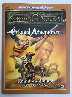Advanced Dungeons & Dragons - Forgotten Realms - Oriental Adventures - OA6- AD&D