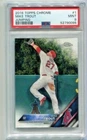2016 Topps Chrome - MIKE TROUT - Jumping Card #1 - ANGELS  PSA 9