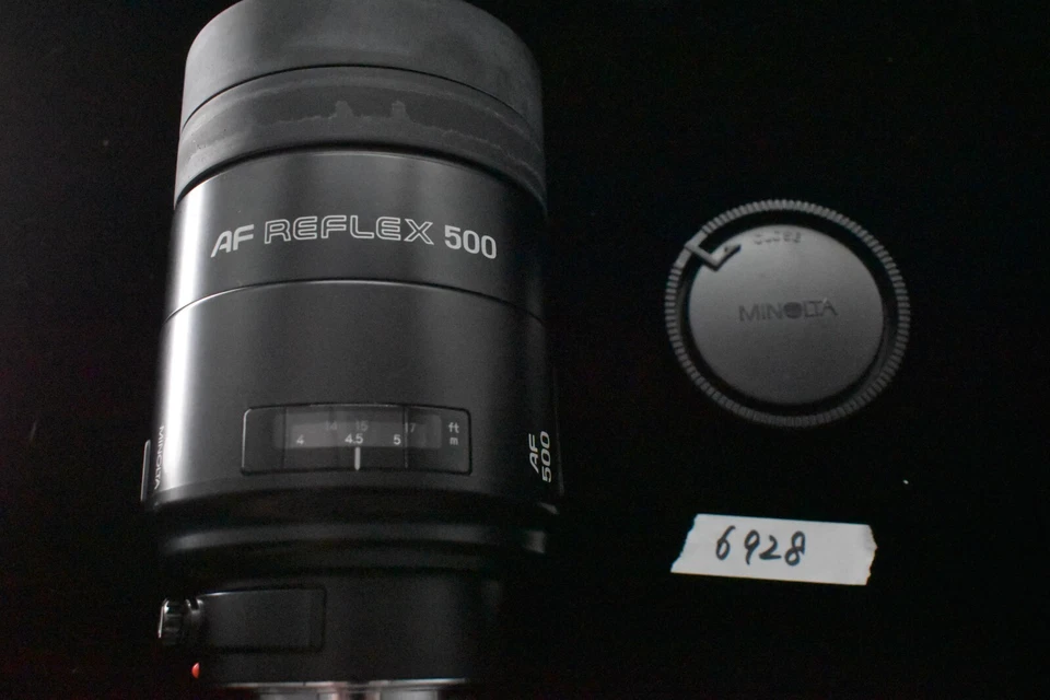 [Deber pagado en EE. UU.] Minolta AF REFLEX 500 mm f/8 para teleobjetivo Sony montura A 6928 Foto 4 de 4