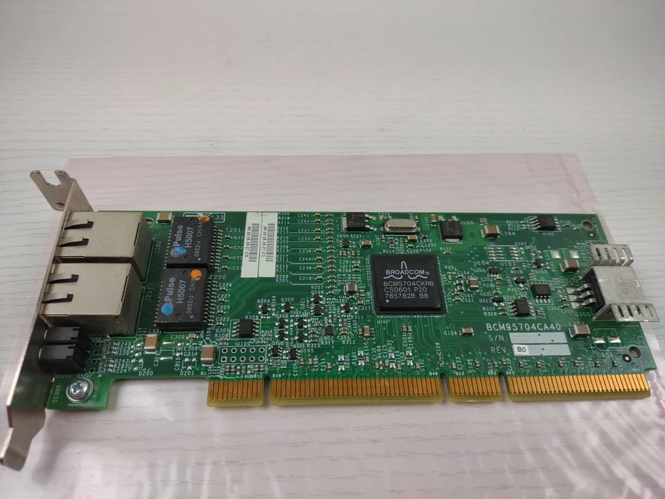 Adaptador IBM 73P4219 NetXtreme1000T 2 puertos PCI-x 73P4209 6Y500 Broadcom Ethernet Foto 2 de 4