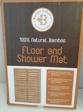 Bamboo Wood Floor And Shower Mat From The Bambusi Collection