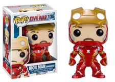 Funko Pop! Vinyl: Marvel - Iron Man (Unmasked) - Hot Topic (Exclusive) #136