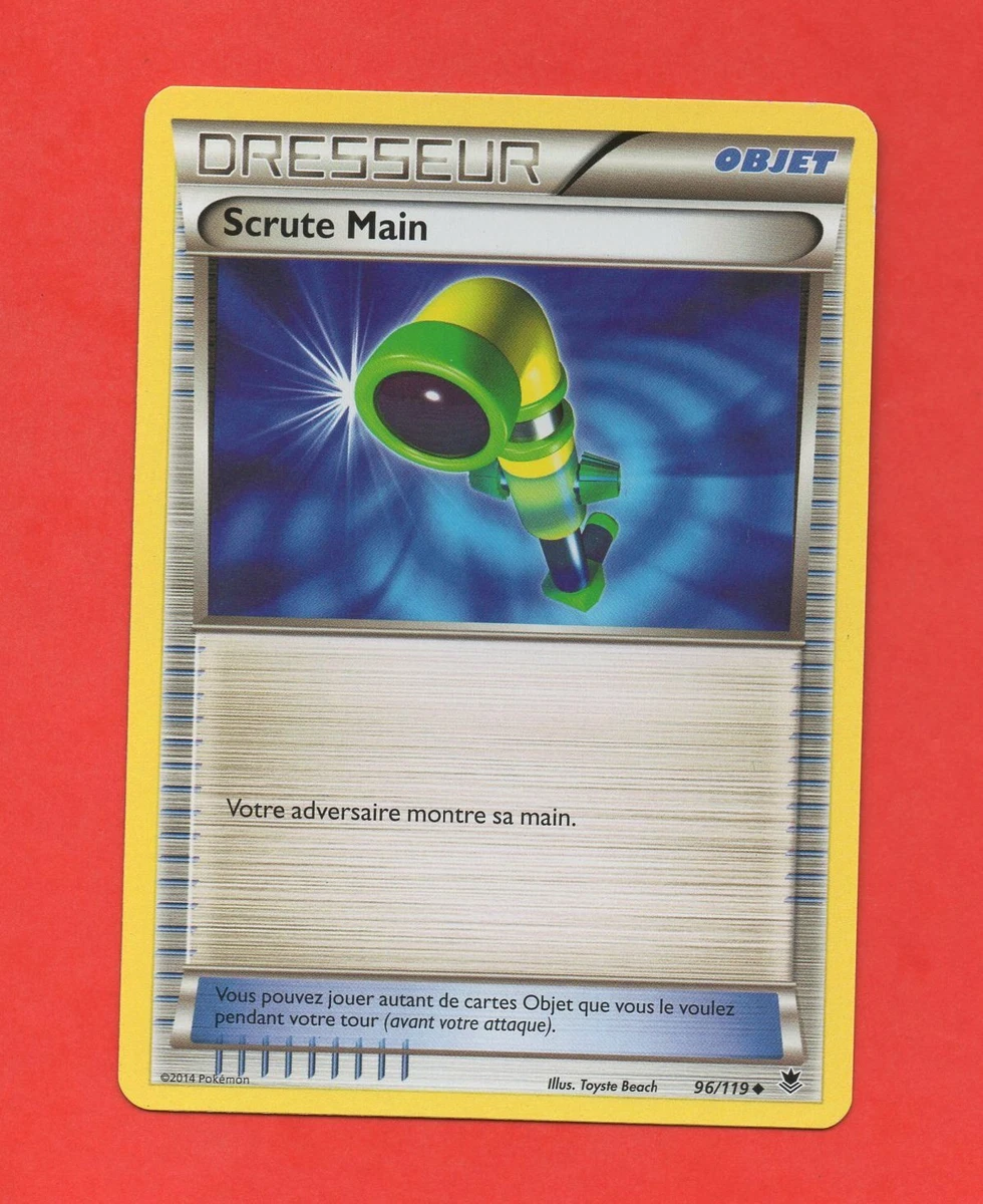 Pokémon Entrenador Nº 96/119 SCRUTE MAIN (A6625) Cartas JCC