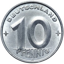 DDR - Münze - 10 Pfennig 1952 A - Münzstätte Berlin