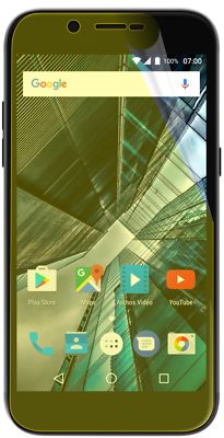 2x Schutzfolie für Archos 55 Graphite  inkl. Rundung Flex Display Schutz dipos