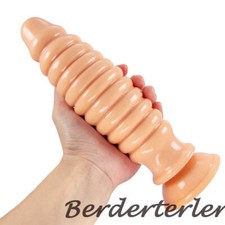 8.6" Huge Large Beads Butt Plug Big Thick Girth ASS Stretcher Anal Dildo Sex Toy