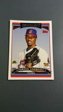 FAUSTO CARMONA 2006 TOPPS BASEBALL RC ROOKIE CARD # 308 A9364. rookie card picture