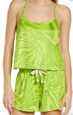 BEYOND YOGA Relax & Recharge Pajama Shorts Take It Easy Sleep Tank WOMENS LARGE 