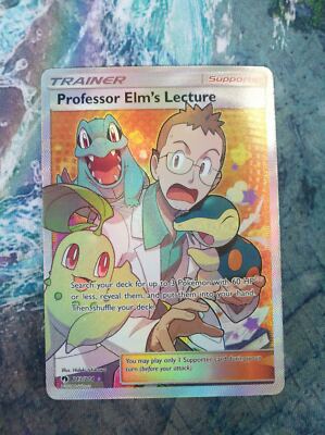 Uncommon Trainer Pokemon NM 4x Professor Elm/'s Lecture 188//214 Lost Thunder
