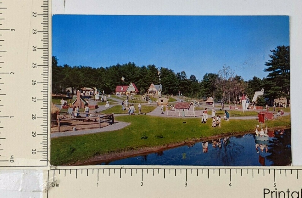 Lake New York Storytown USA Mother Goose Adirondacks VTG 1960s