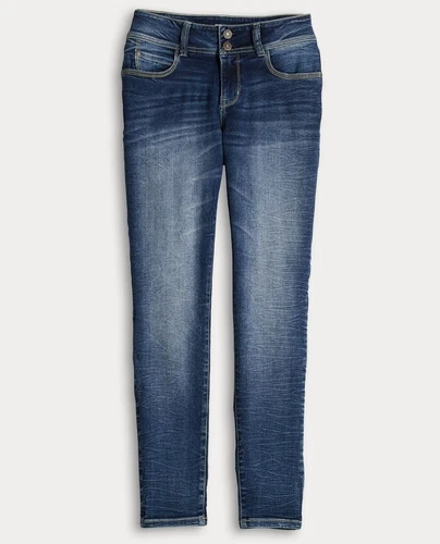 Wallflower Womens Jeans Size 5 Ultra Fit Skinny Tapered Denim Blue