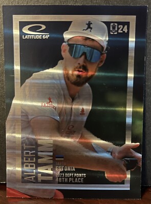DGPT 2024 Albert Tamm RAINBOW Disc Golf Trading Card Serial # 10/10 MPO48