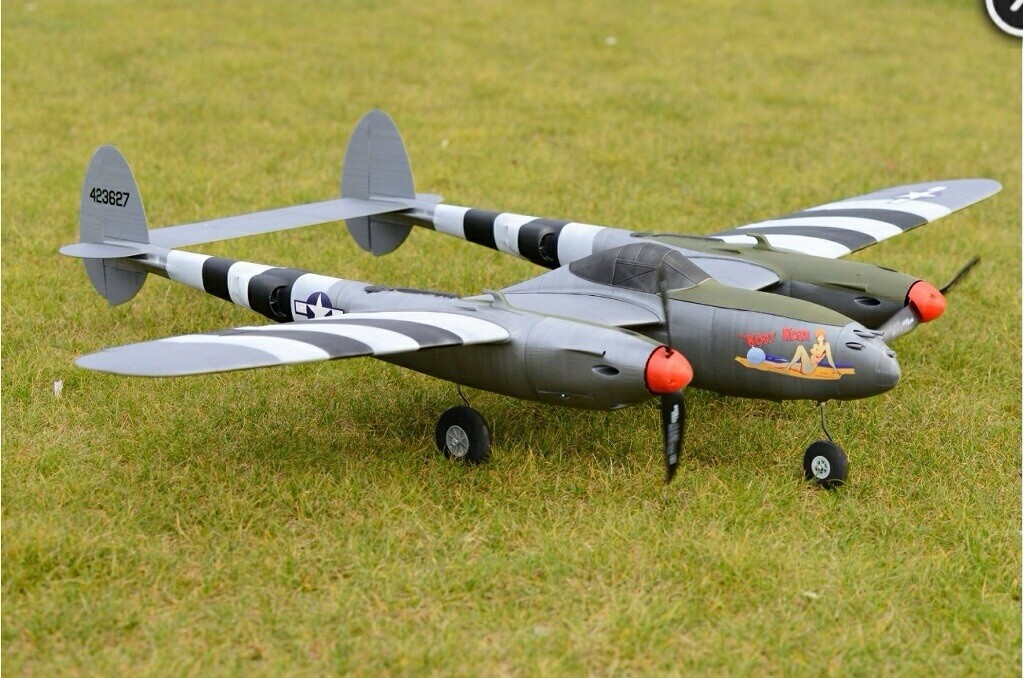 Lockheed P-38 Lightning 3D Printed RC 3dLab Full Parts Kit - Ready To Ship