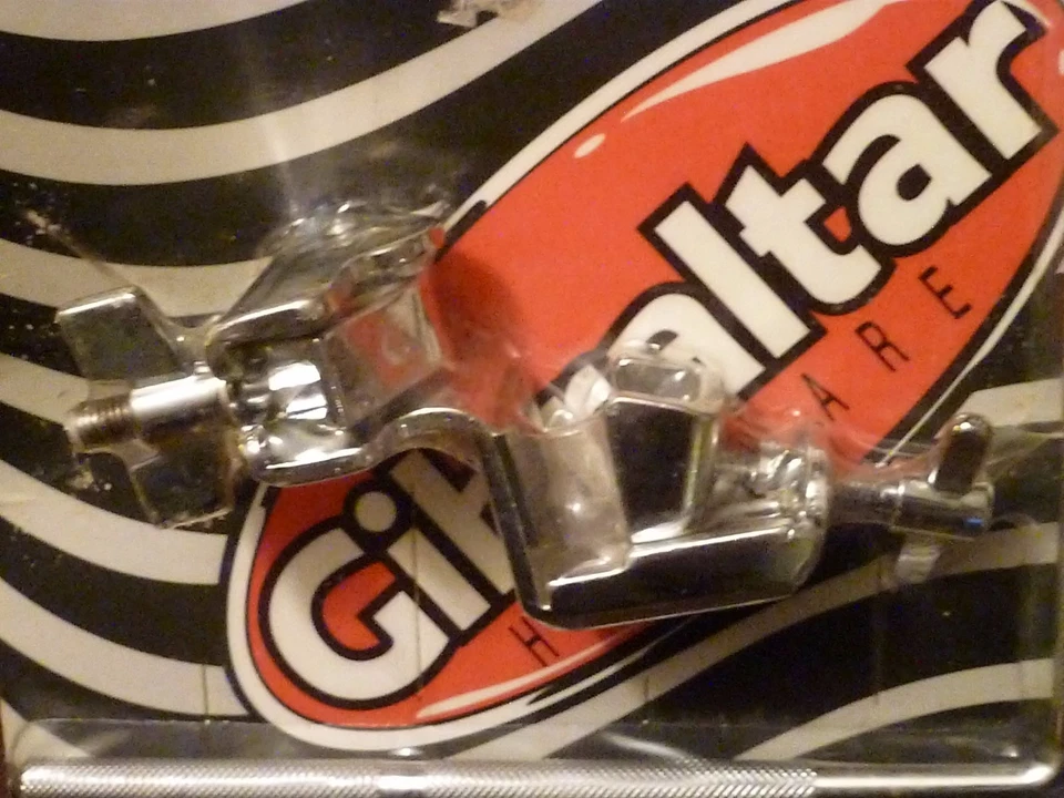 GIBRALTAR COWBELL MOUNT - BASS DRUM HOOP CLAMP - CLASSIC - NEW OLD STOCK - Image 2 of 3