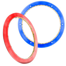 2x DS18 NXL-LRING8 8" Water Resistant Marine Speaker Ring Spacer with RGB Lights