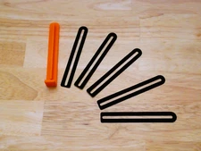 Felt strips for Pro-Ject VC-S VC-S2 VC-E record cleaner - pack of 5 w/applicator