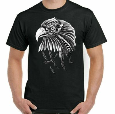 AMERICAN EAGLE T-Shirt, USA Amerika Flagge 4. Juli Unabhängigkeitstag Biker Bike