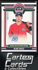 Blake Balsz 2022 Stars & Stripes #NTDP-BB Signatures Blue Ink 123/499
