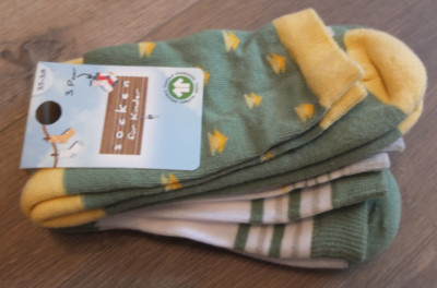 Socks for Children Set 3x Socks Size 35-38 NEW UNISEX