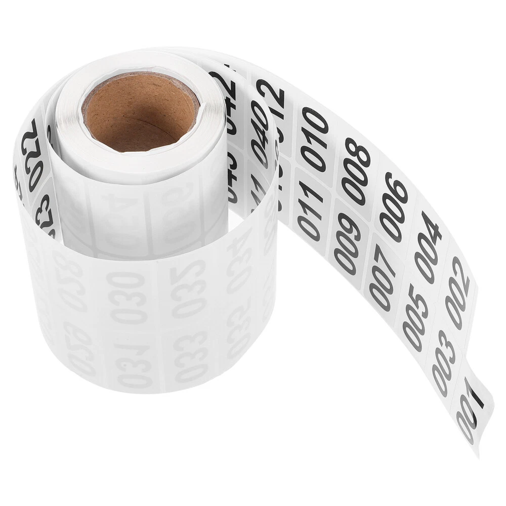 Label Maker Big Moving Number Labels Stickers Self-adhesive