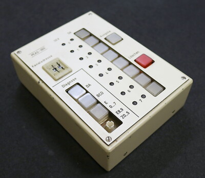 VEB Nuermik GDR operating device PEAS-IBG used! 1 button missing!