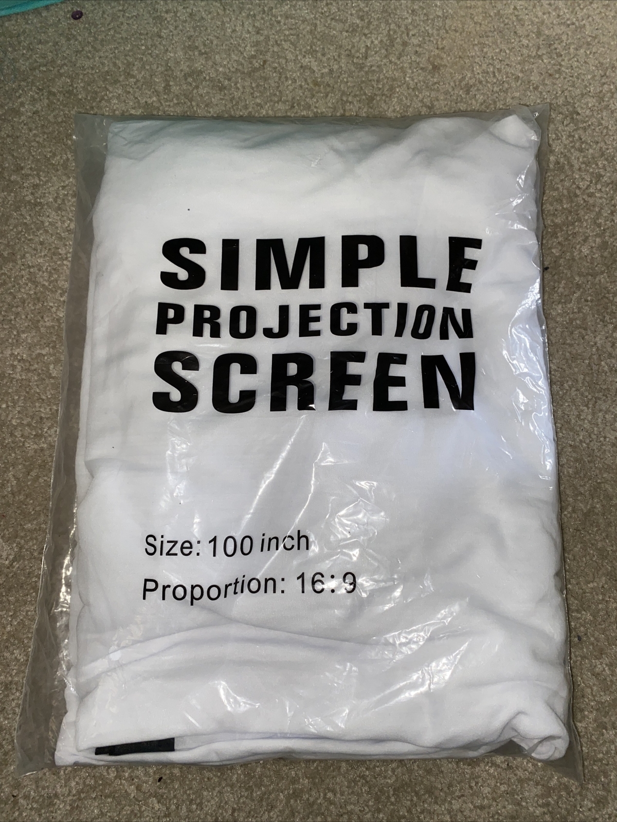 Simple Projection Screen 100 Ratio 16:9 