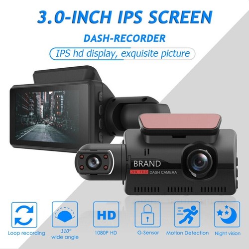 Dual Lens Car DVR Dash Cam Video Recorder G-Sensor 1080P Front And Inside Camera - Picture 5 of 13