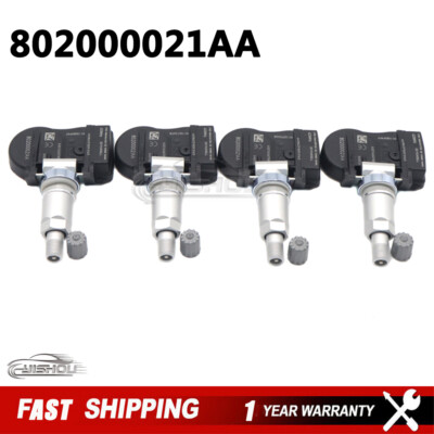 4PCS 802000021AA TPMS Tire Pressure Sensor For Chery Arrizo 5 7 Tiggo 3 3X 3xe 5