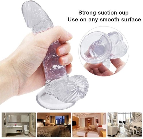 Godemichet Réaliste 16 Pouces – Ventouse énorme – Jouet Adulte Silicone – Neuf