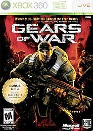 Gears Of War 2-Disc Bonus Edition Xbox 360 Complete Collection Platinum  Hits NEW 882224743068